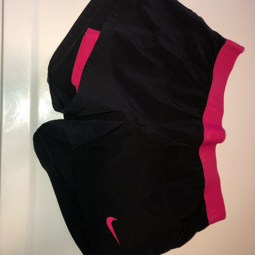 Nike athletic shorts with compression